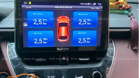 Màn hình DVD Android liền camera 360 xe Toyota Cross 2020 - nay | Elliview S4 Deluxe 